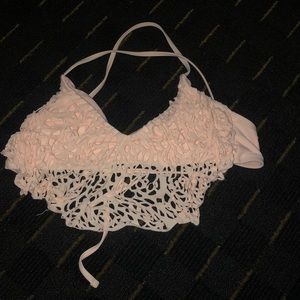 Pink bathing suit top